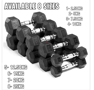 HEX DUMBBELLS-
