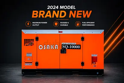 Osaka SQ-10000 Diesel Generator - 2024 Model, Brand New