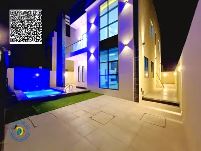 للبيع فيلا مودرن 4 غرف شامل رسوم التسجيل مع مسبح منطقة الحليو 2 عجمان تملك حر لجميع الجنسيات تمويل بنكي