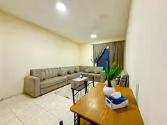 An opportunity for distinction and sophistication: a furnished two-bedroom apartment with a living r