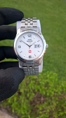 Swiss Military by Chrono Men White Analogue Watch, model SM34004.02. Used watch back.got dal