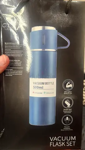 500ml Vacuum Flask / Thermos Bottle - Blue