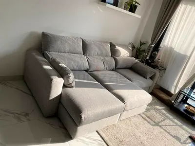 IKEA Esklstuna L Shape Sofa Bed Gray Good condition