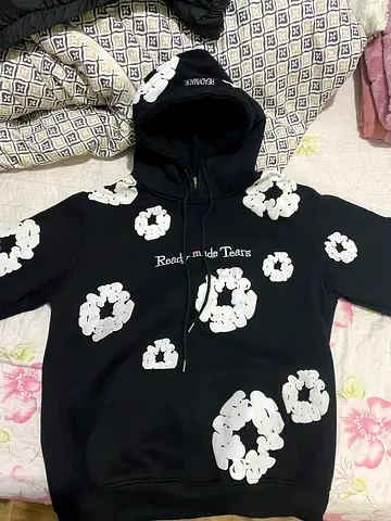 Denim Tears Ready Made black hoodie