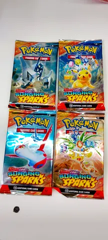 4 Sealed Pokémon Sword  Shield — Surging Sparks Booster Packs