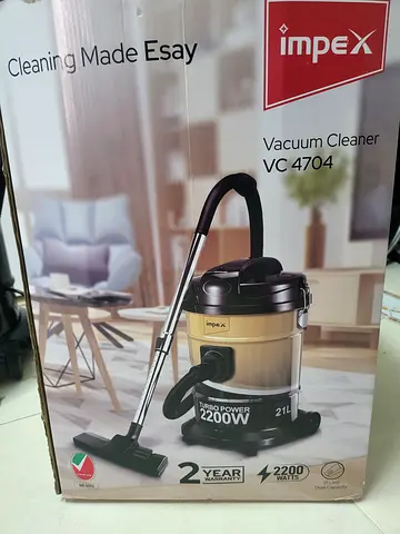 Vacuum Cleaner Impex Turbo Power 2200W - new used once-Good Condition