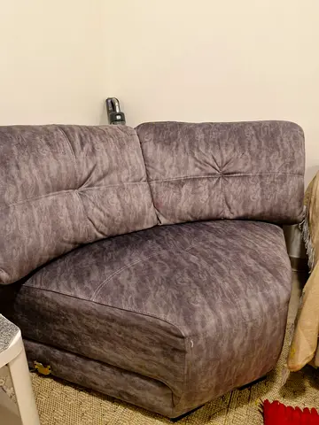 Grey Upholstered Single Sofa / Accent Chair - Good Condition