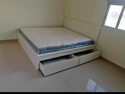 IKEA malam bed with mattress King size 180x200cm