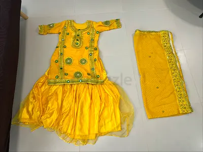 Yellow Fancy Dress (3 pc)