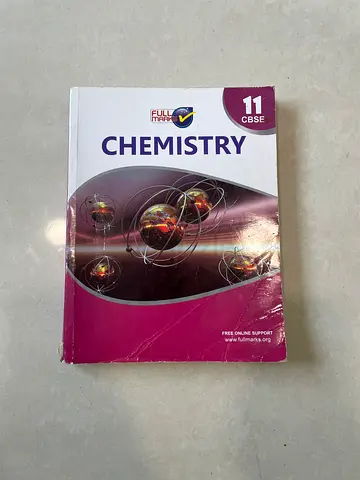 Chemistry textbook for Grade 11 (CBSE/10+1) - Full Marks/Guide