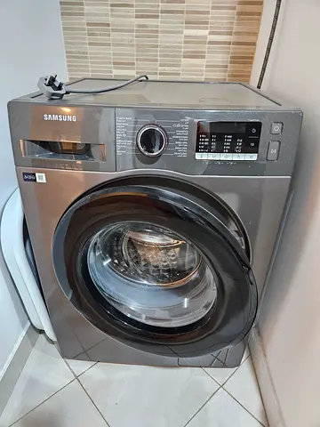 Samsung Series 5 WW80TA046AX/EU with ecobubble™ Freestanding Washing Machine, 8 kg 1400 rpm