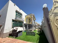 Villa for sale in the Al-Nakhilat area. Area of 10,000 square feet. Consists of two floors.