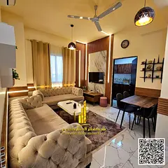 Stylishly furnished one-bedroom apartment for monthly rent ✨ in Ajman - Al Jurf 2 - near Al Aqsa S
