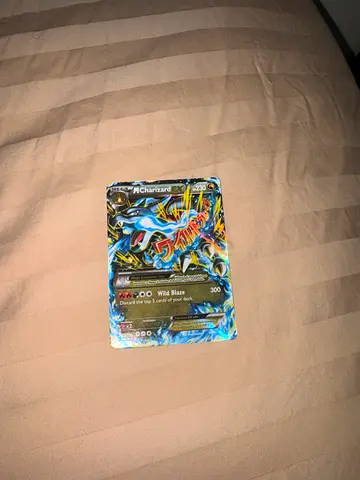 Rare Pokémon Trading Card - Mega Charizard EX (collector condition)