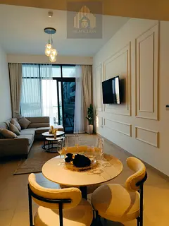 Furnished 1BR | Park &amp; City Views | Balcony Apartment
