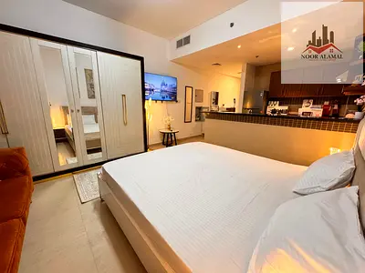 Dubai Al Rakayez DB1 studio fully furnished First resident price is 4999 including All Bills