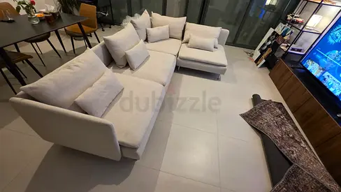 Ikea Sodhremn Corner L shape sofa beige Excellent Perfect
