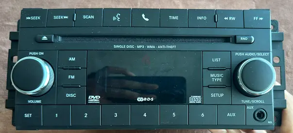 Jeep Wrangler JK Media Player Unit