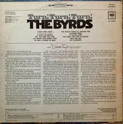 Turn! Turn! Turn! - The Byrds (Vintage Album Cover)