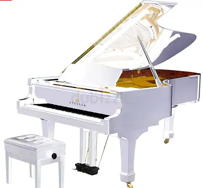 Stein­er HG-196E Grand Piano – Excellent Condition, Includes Bench