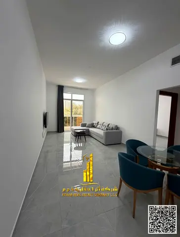 أفخم و أجمل شقة غرفة وصالة مفروشة للإيجار الشهري ✨ في عجمان - الراشدية 2 - بالقرب من حديقة السيدات  | فرش أنيق✔️ شامل الفواتير والإنترنت