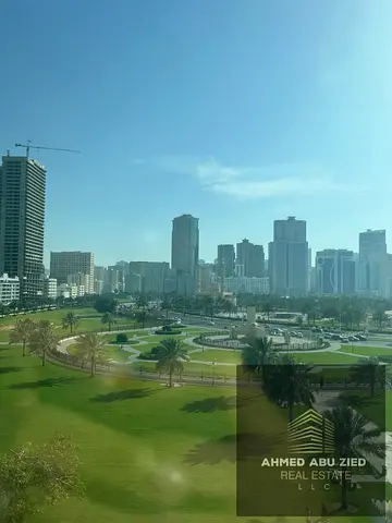 Office for annual rent in Al Majaz 2, Sharjah | Spacious area up to 2000 sq ft | Prime location close to all services | Modern finishes | Direct park