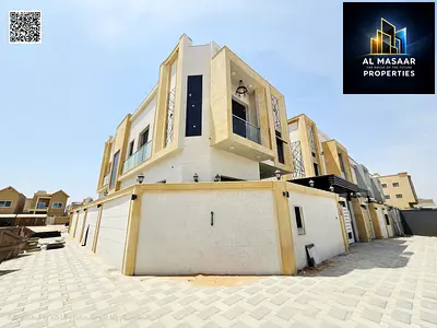 Corner villa in Al Muwaihat 2, Ajman | With a large setback and close to amenities, featuring personalized finishes, modern designs, and spacious area