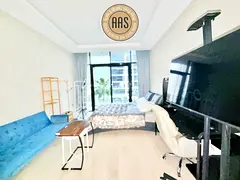 Super luxurious furnished studio •• Pool view •• chiller free •• best location •• ve