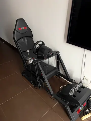 Thrustmaster racing sim setup