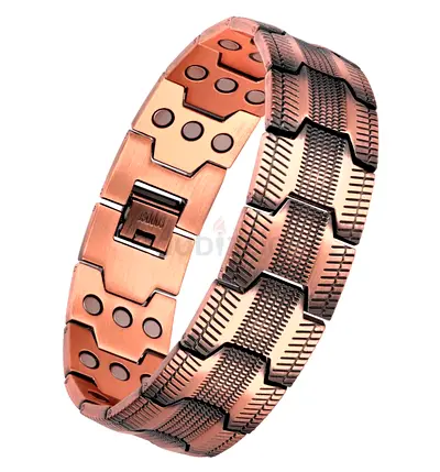 Brand new Mens pure Copper Magnetic Therapy bracelet for strength and power for sale.