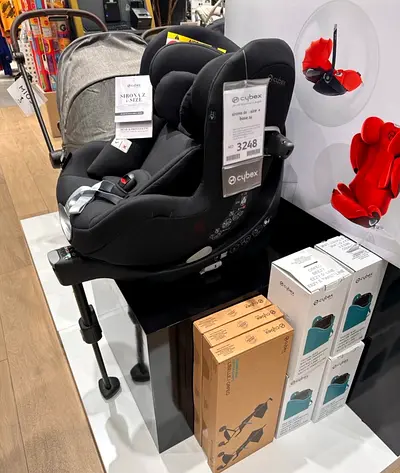 Cybex sirona 360 rotation car seat and isofix base