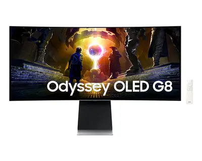 Samsung 34 Gaming Monitor G8 Odyssey OLED Ultra Wide QHD LS34DG852SMXUE