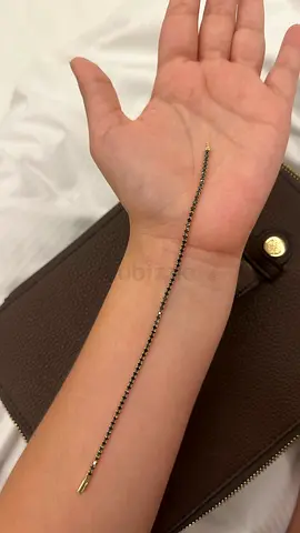 18K Yellow Gold Black Diamond Tennis Bracelet – Natural Diamonds – Dubai