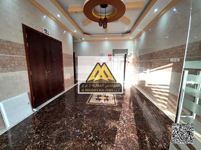 للإيجار السنوي – استوديو بمساحة كبيرة في الروضة 2 – عجمان (قريب من كنز مول، مساحة كبيرة ومطبخ شبه منفصل)