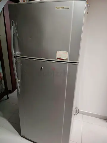 Panasonic Silver Top-Freezer Refrigerator - Good Condition