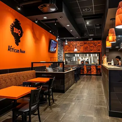Modern Fast Food Restaurant Interior | Complete Fitout  Decor