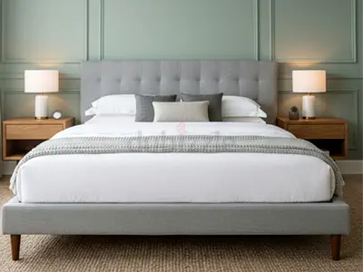 West Elm King Size Bed No mattress