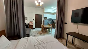 Fully-Furnished Balcony Studio | Pool View