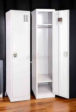 White Metal Single-Door Locker / Wardrobe - Good Condition