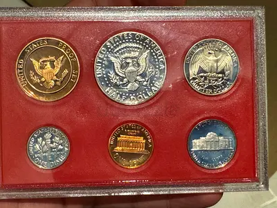 USA PROOF SET 1982 (old antique coins collection)