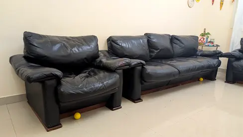 Leather Sofa set