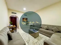 A spacious 2-bedroom apartment with a living room, fully furnished and available at a special price,