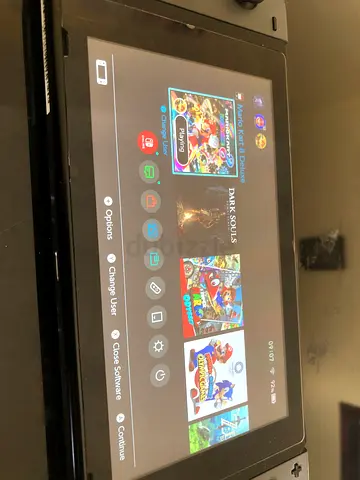 Nintendo Switch console with Joy-Con - working condition + Mario kart 8 and bag