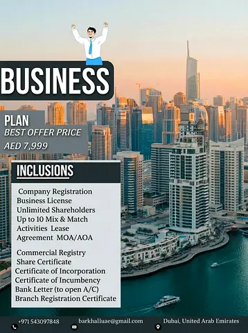 Business Setup Services Starting at just 3,999 AED