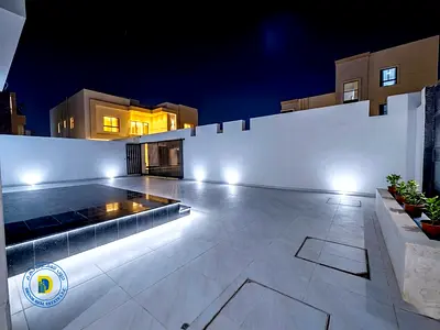 For sale: Modern villa with 4BR and a roof terrace, Registration fees, in Al-Helio 2 . Freehold. Bank financing .