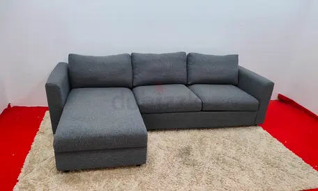 Vimle Ikea gray lshape sofabed with storage