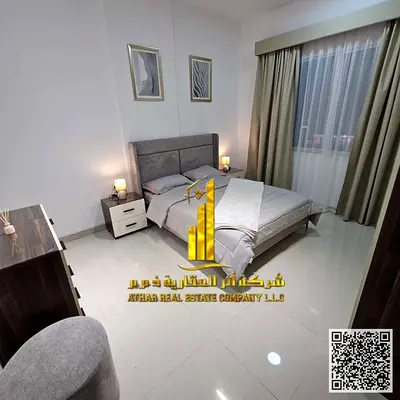 شقه فاخره اول ساكن غرفه وصاله مع بلكونه .عجمان الجرف 2. مفروش بالكامل للإيجار الشهري✨الإيجار يشمل الفواتير والإنترنت