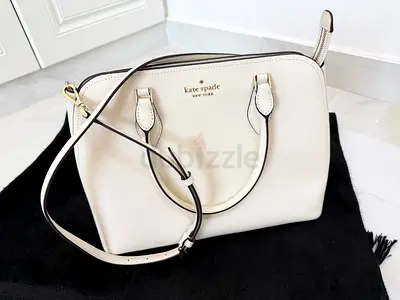 Brand New Kate Spade White Leather Handbag – Elegant  Original