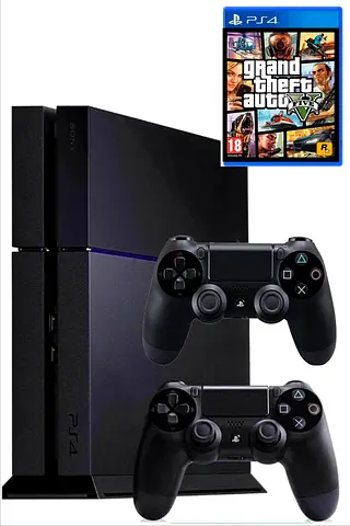 Sony PlayStation 4 - Slim - 500 GB with 2 Controller