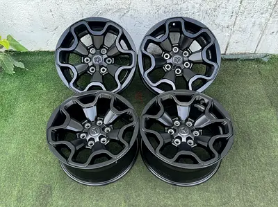 4x Original Ram TRX 18” Matte Black Wheels